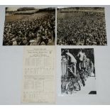 England Test cricketers 1924-1956. A good selection of fourteen original mono press photograph of