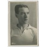 Herbert Middlemiss. Tottenham Hotspur 1908-1919. Early mono real photograph postcard of