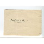 Thomas William Garrett. New South Wales & Australia 1876-1898. Excellent ink signature of Garrett,