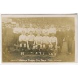 Tottenham Hotspur v Fulham and v Burnley, F.A. Cup 2nd and 3rd rounds 1908/09. Early mono real