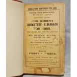 Wisden Cricketers' Almanack 1898. 35th edition. Original paper wrappers, bound in light brown boards