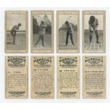 Golf cigarette cards. 'Famous Golfers and Their Strokes' 1914. Marsuma Co., Congleton. Four cards