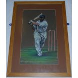 Maurice Leyland, Yorkshire & England. Original large pastel study by artist Ken Taylor, Huddersfield