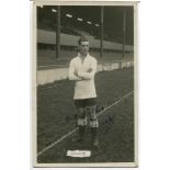 James Andrew Banks. Tottenham Hotspur 1913-1922. Mono real photograph postcard of Banks, full