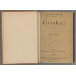 'Cricket'. W.G. Grace. Published by Heinemann and Balestier (The English Library) in Leipzig and