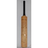 Benson & Hedges World Championship of Cricket' 1985. Full size cricket bat signed to the face by the