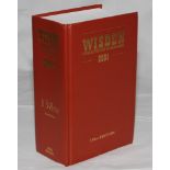 Wisden Cricketers' Almanack 2001. Original hardback lacking original dustwrapper. Signed in ink by