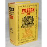 Wisden Cricketers' Almanack 1970. Original hardback with dustwrapper and additional 'replacement
