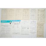 Test, tour and representative match scorecards 1904-1988. Twenty official scorecards for the period.