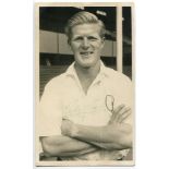 Peter Russell Baker. Tottenham Hotspur 1952-1965. Mono postcard size real photograph of Baker,