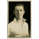 Charles Walters. Tottenham Hotspur 1919-1925. Mono real photograph postcard of Walters, half length,