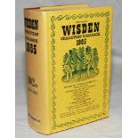 Wisden Cricketers' Almanack 1965. Original hardback with dustwrapper and additional 'replacement