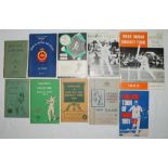 Tour brochures 1930 onwards. Small box comprising a good selection of tour brochures/ booklets,