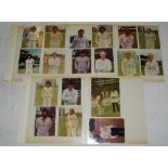 Sussex C.C.C. signed photographs late 1970s/ early 1980s. Large red photograph album comprising