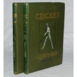 Samuel Canynge Caple. 'Cricket of Today & Yesterday'. Percy Cross Standing. London 1902. Volumes I &