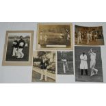 Yorkshire C.C.C. c.1930s. Three signed photographs including Norman Yardley leading the Yorkshire