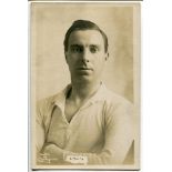 Bertram Smith. Tottenham Hotspur 1919-1930. Mono real photograph postcard of Smith, half length,