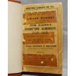 Wisden Cricketers' Almanack 1913 and 1915. 50th (Jubilee) and 52nd editions. Original paper