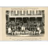 'Mr. Jenneson Taylor's XI v Mr. H.D.G. Leveson Gower's XI. Opening of Pavilion at Ashbrooke,