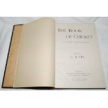 'The Book of Cricket. A Gallery of Famous Players'. C.B. Fry. London 1899. Bound in green half