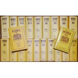 Wisden Cricketers' Almanack 1976 to 1995. Original hardbacks with dustwrapper and additional '