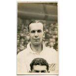 Albert Henry Gibbons. Tottenham Hotspur 1937-1938 and 1939. Mono real photograph of Gibbons, head