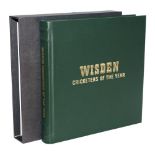 'Wisden Cricketers of the Year'. Simon Wilde. London 2013. Green leatherbound limited edition in