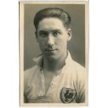 James Marshall Seed. Tottenham Hotspur 1920-1927. Sepia real photograph postcard of Seed, half