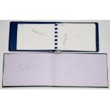 Test cricketers. Two small autograph albums, both labelled 'Centenary Test 1980, Lord's, England v