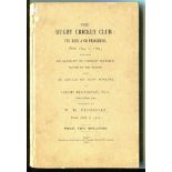 'The Rugby Cricket Club: its rise and progress from 1844 to 1894. Including an account of foreign