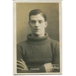 George Maddison. Tottenham Hotspur 1922-1923. Sepia real photograph postcard of Maddison, half