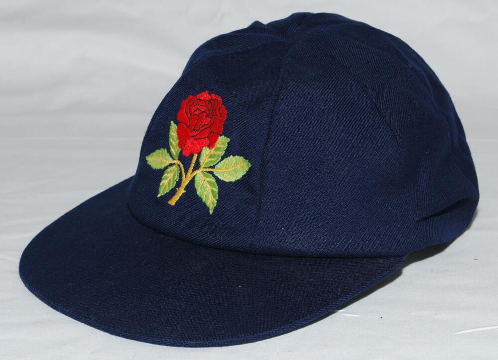 Warren Hegg. Lancashire & England 1986-2005. Lancashire navy blue cloth 1st XI cricket cap. The