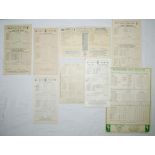 New Zealand tours to England 1949-2004. Eighteen official scorecards for New Zealand Test and tour