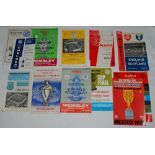 Football programmes 1960s. A selection of official match programmes covering the World Cup, European
