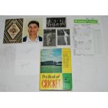 Sussex C.C.C. 1900s-1990s. Blue file comprising a good selection of cigarette and trade cards,