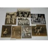 Australian tour to England 1948. Eighteen original mono press photographs with the odd postcard