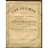 'The Cabinet. A Repository of Facts, Figures and Fancies relating to the Voyage of the S.S. Great