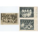 Gloucestershire C.C.C. 1903. Sepia real photograph postcard of the Gloucestershire team seated and