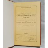 Wisden Cricketers' Almanack 1882. Willows softback reprint (1988) in light brown hardback covers