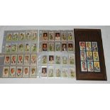 Cigarette trade cards. Four complete sets of cards. Sets are Player's 'Cricketers. Caricatures by