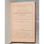 Wisden Cricketers' Almanack 1884. Willows softback reprint (1984) in light brown hardback covers