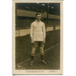 James Henry Dimmock. Tottenham Hotspur 1919-1930. Mono real photograph postcard of Seed, full