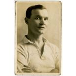 James Cantrell. Tottenham Hotspur 1912-1922. Mono real photograph postcard of Cantrell, half length,