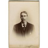 Sydney Santall. Warwickshire & London County 1894-1914. Original sepia cabinet card photograph of