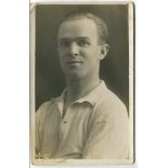 Frederick Ingram Walden. Tottenham Hotspur 1913-1924. Early sepia real photograph postcard of