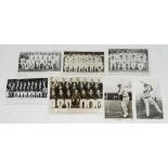 Australia tours to England 1912-1961. Five team postcards of Australian touring parties including