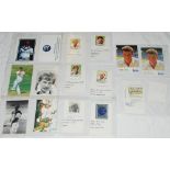 Middlesex C.C.C. 1960s-1990s. Twenty two signatures in ink of Middlesex cricketers signed to