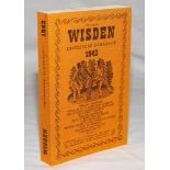 Wisden Cricketers' Almanack 1942. Willows reprint (1999) in softback covers. Limited edition 664/