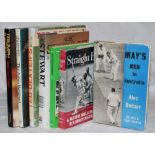 Signed biographies and histories. Seven titles, all hardbacks with good dustwrappers unless