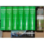 Wisden Cricketers' Almanack- Australia. Full set of eight Almanacks for 1998 (1st Edition), 1999,